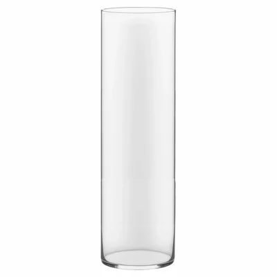 Clear Glass Cylinder Vase Three Postsâ¢ Size: 28" H x 8" W x 8" D | Wayfair North America