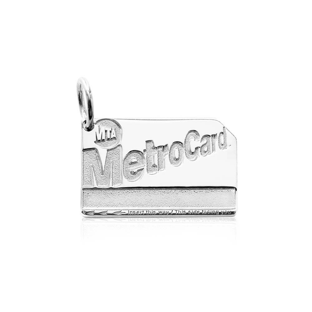 NYC MetroCard Charm | Sterling Silver Charm | Jet Set Candy (US)