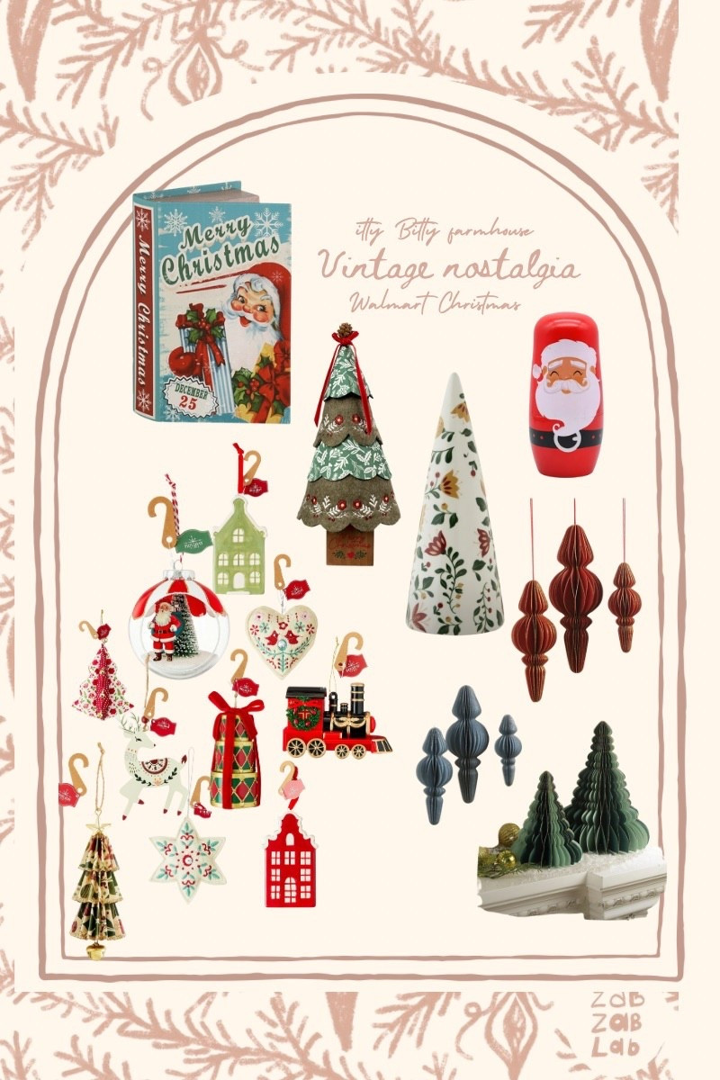 Vintage nostalgic, Christmas decor from Walmart

#LTKFindsUnder50 #LTKSeasonal #LTKHome