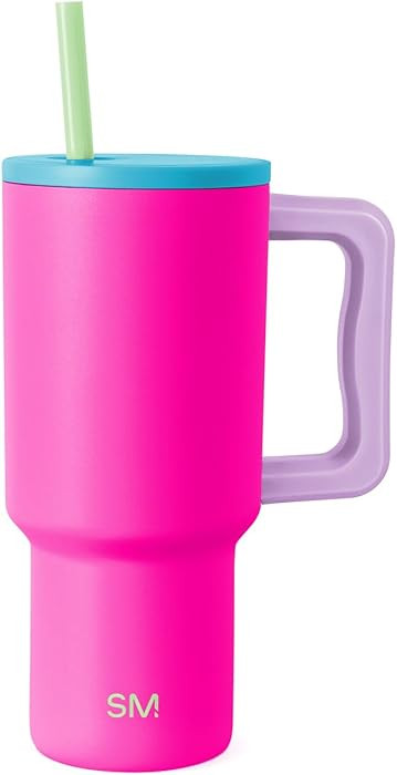 Simple Modern 30 oz Trek Tumbler with Handle and Straw Lid | Cup Holder Friendly Insulated Stainl... | Amazon (US)