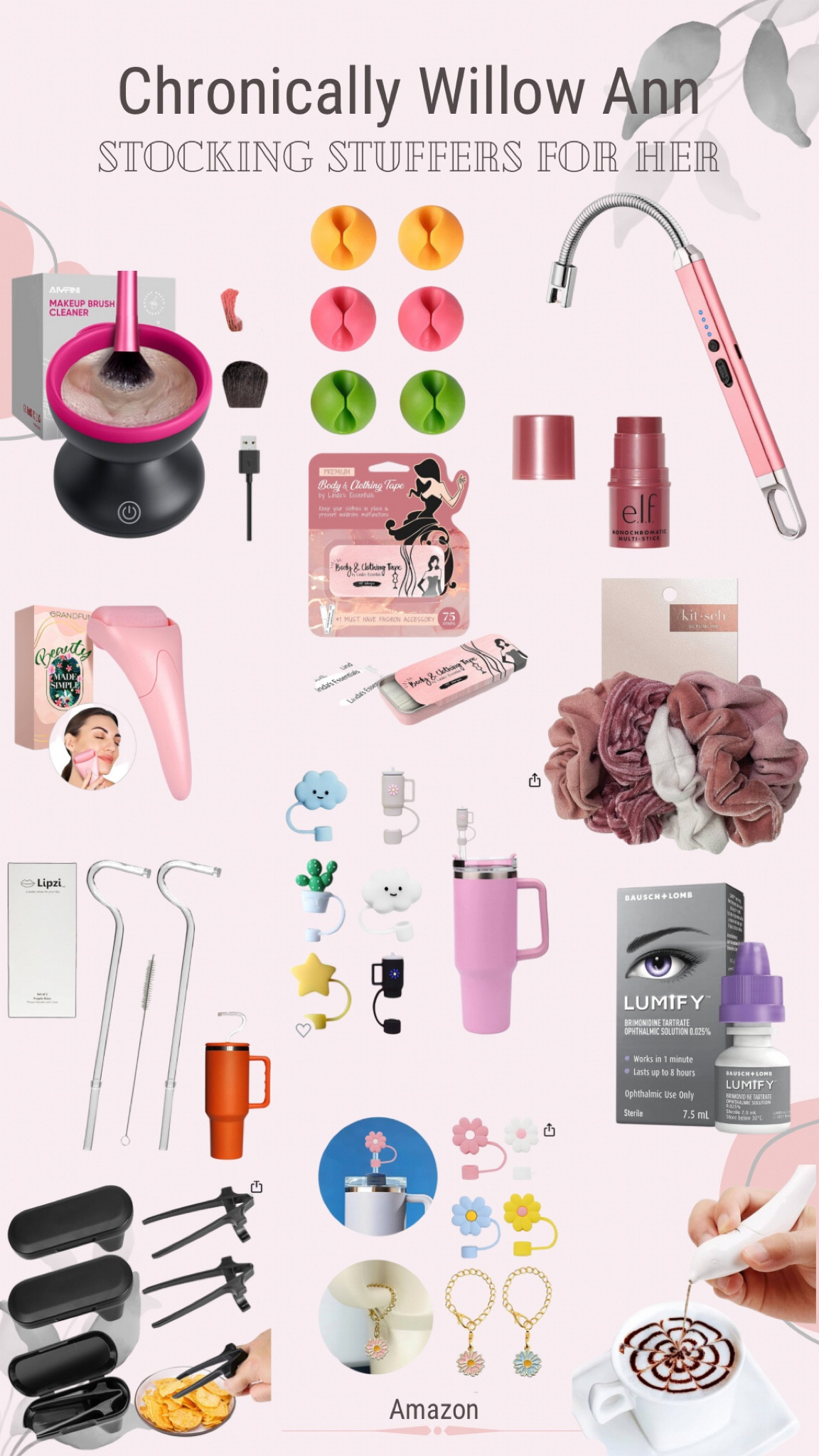 Fun and extremely useful stocking stuffers for her. These are great gifts for teachers of great stocking stuffers for loved ones. Perfect for your mom, sister, cousin, family friend, gifts for those who care about skin care or like aesthetics or help. 

#LTKfindsunder50 #LTKbeauty #LTKGiftGuide