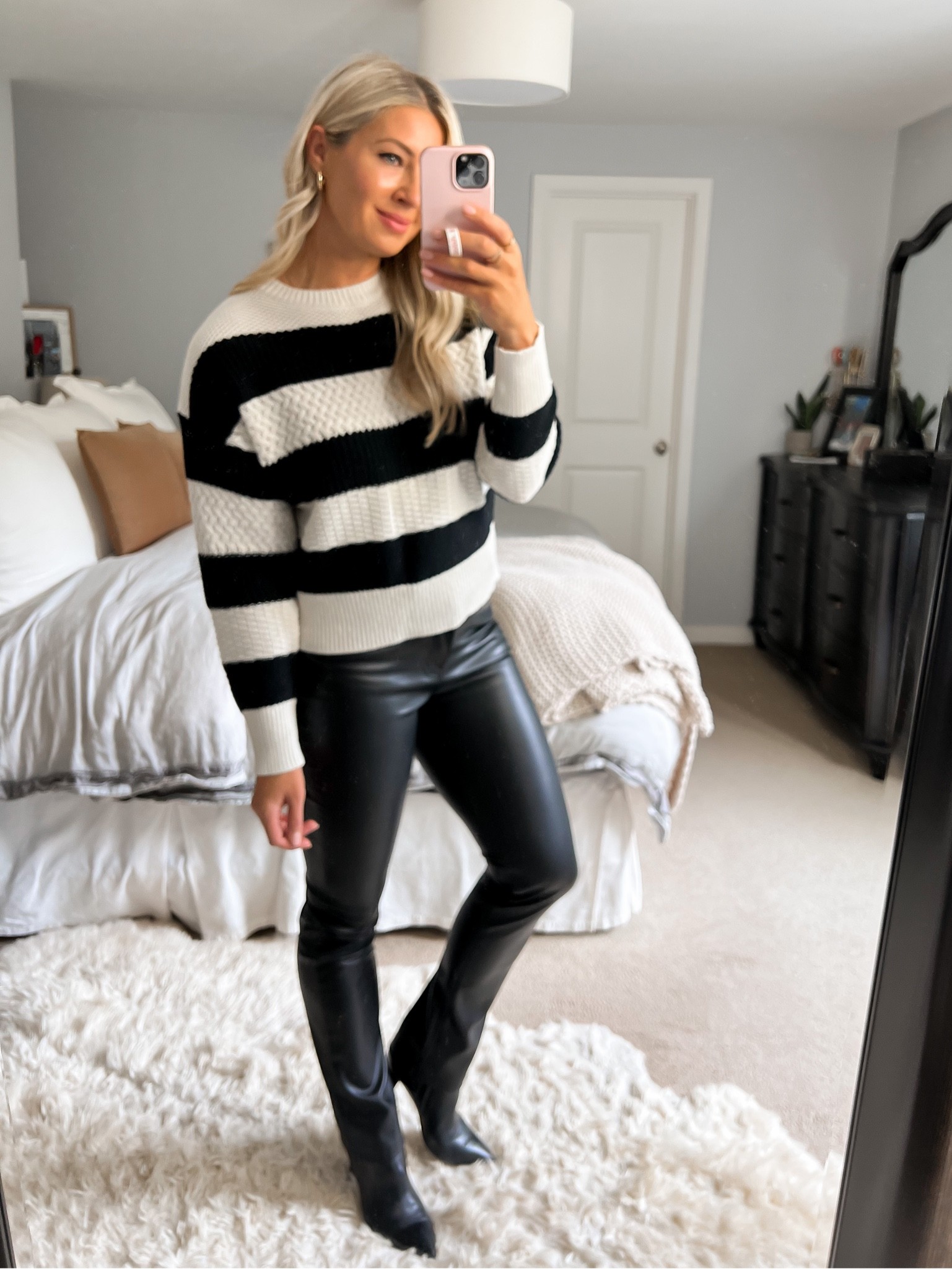 Target sweater & faux leather jeans 

#LTKSeasonal #LTKstyletip #LTKunder50
