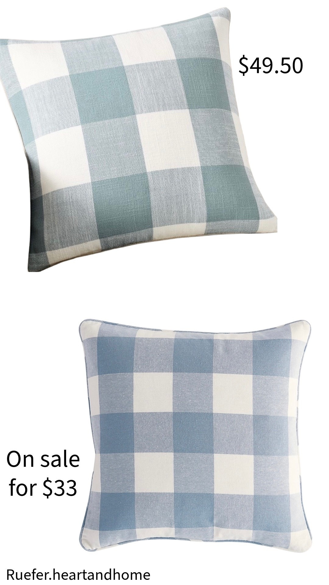 You can never go wrong with a classic buffalo check pillow. The one on the bottom is on clearance and has a nice piping edge detail. 

#LTKSaleAlert #LTKHome