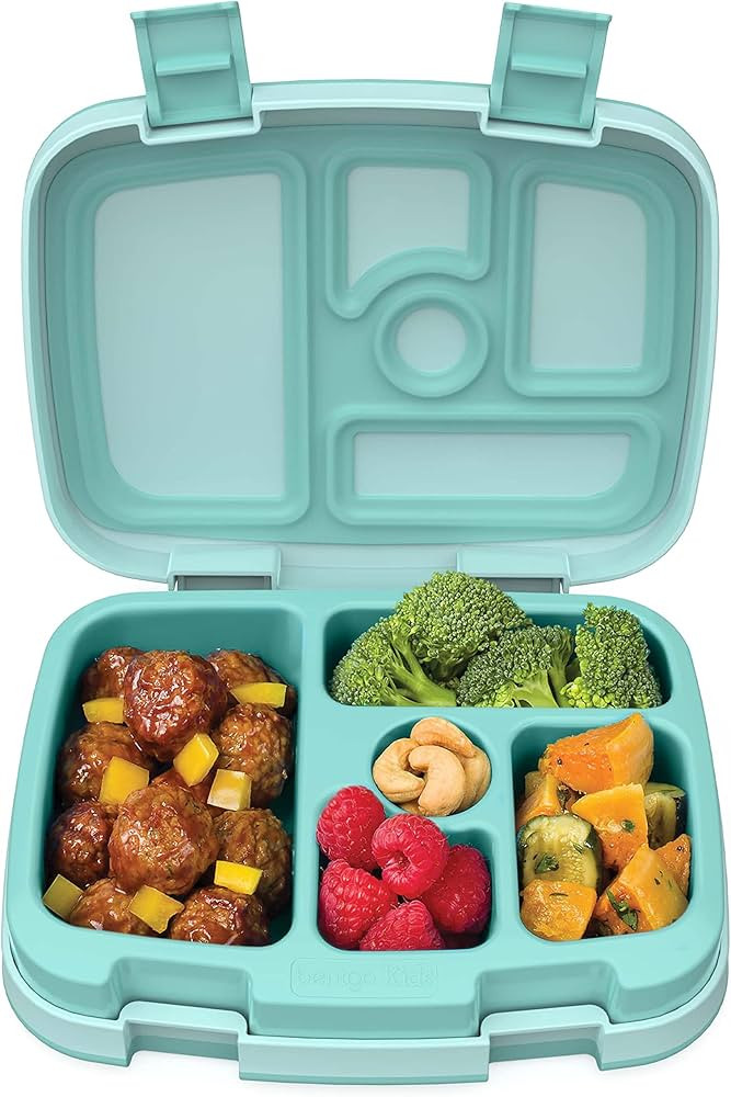 Bentgo® Kids Bento-Style 5-Compartment Lunch Box - Ideal Portion Sizes for Ages 3 to 7 - Leak-Pr... | Amazon (US)