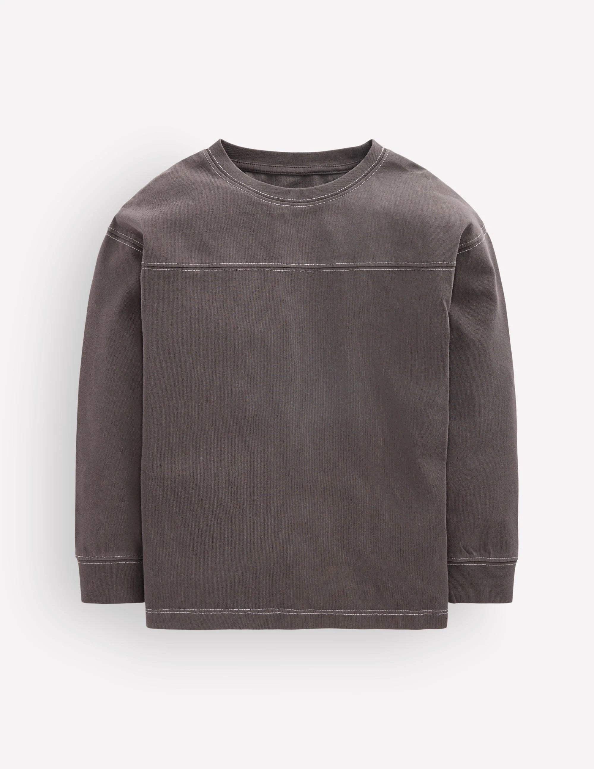 Relaxed Seam Detail T-shirt-Warm Brown | Boden (US)