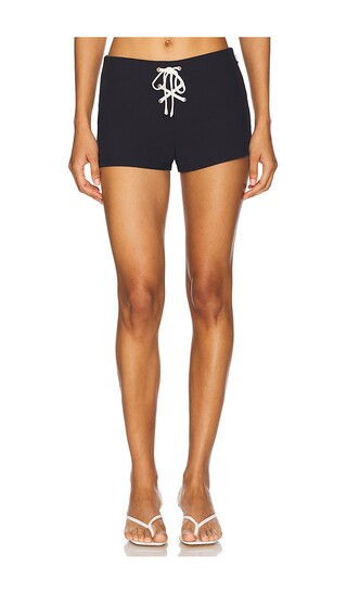 BY.DYLN x REVOLVE Emmeline Micro Shorts in Navy. - size S | Revolve Clothing (Global)