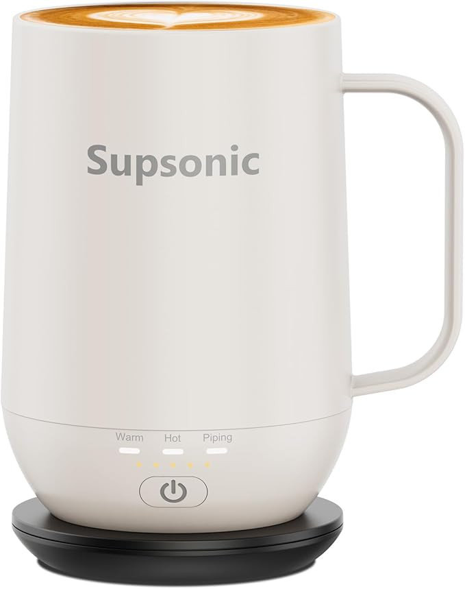 Supsonic - 16oz Self Heating Coffee Mug, Smart Heated Coffee Mug Faster Direct-Contact Heating Up... | Amazon (US)