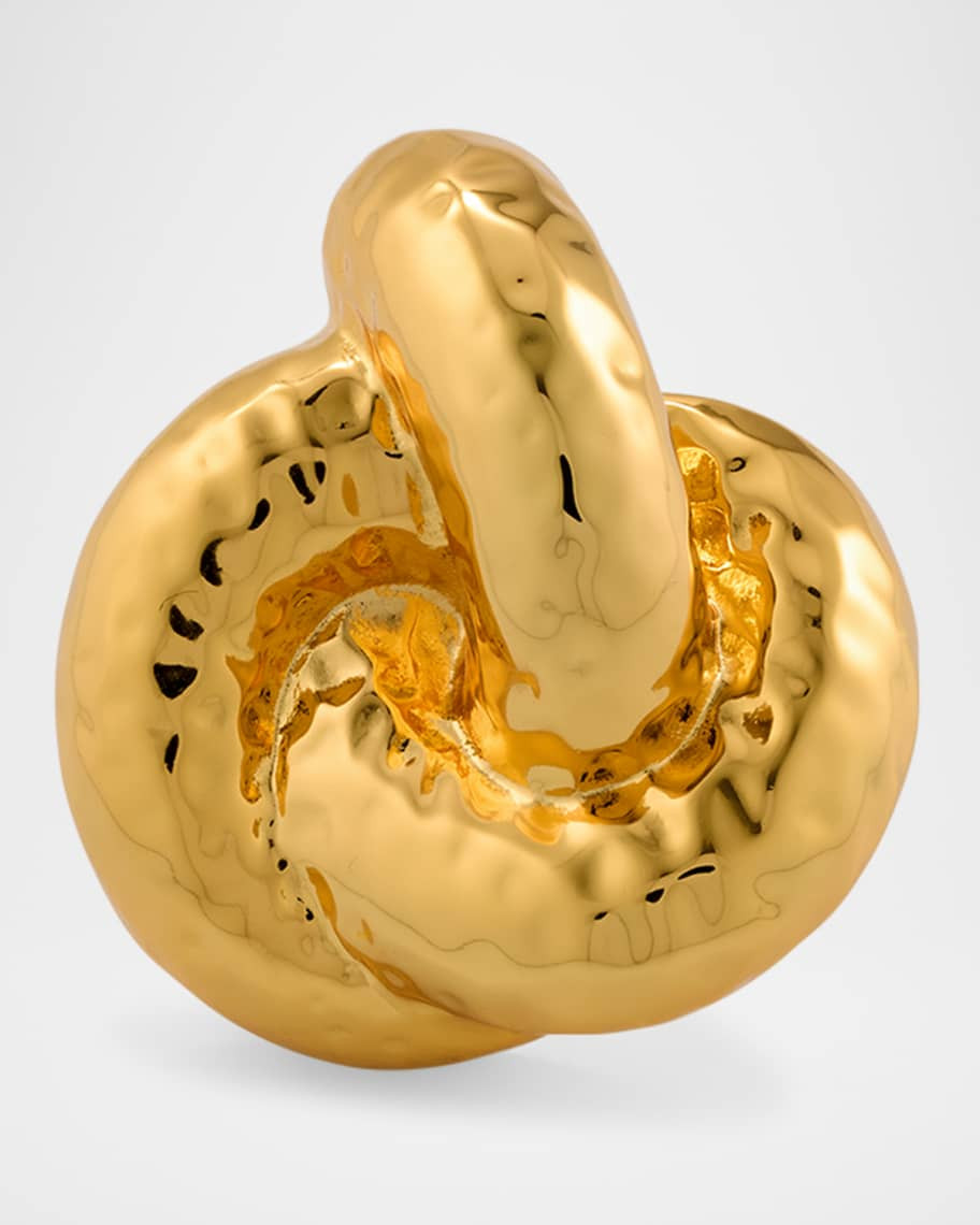 NEST Jewelry Hammered Gold Knot Adjustable Ring | Neiman Marcus