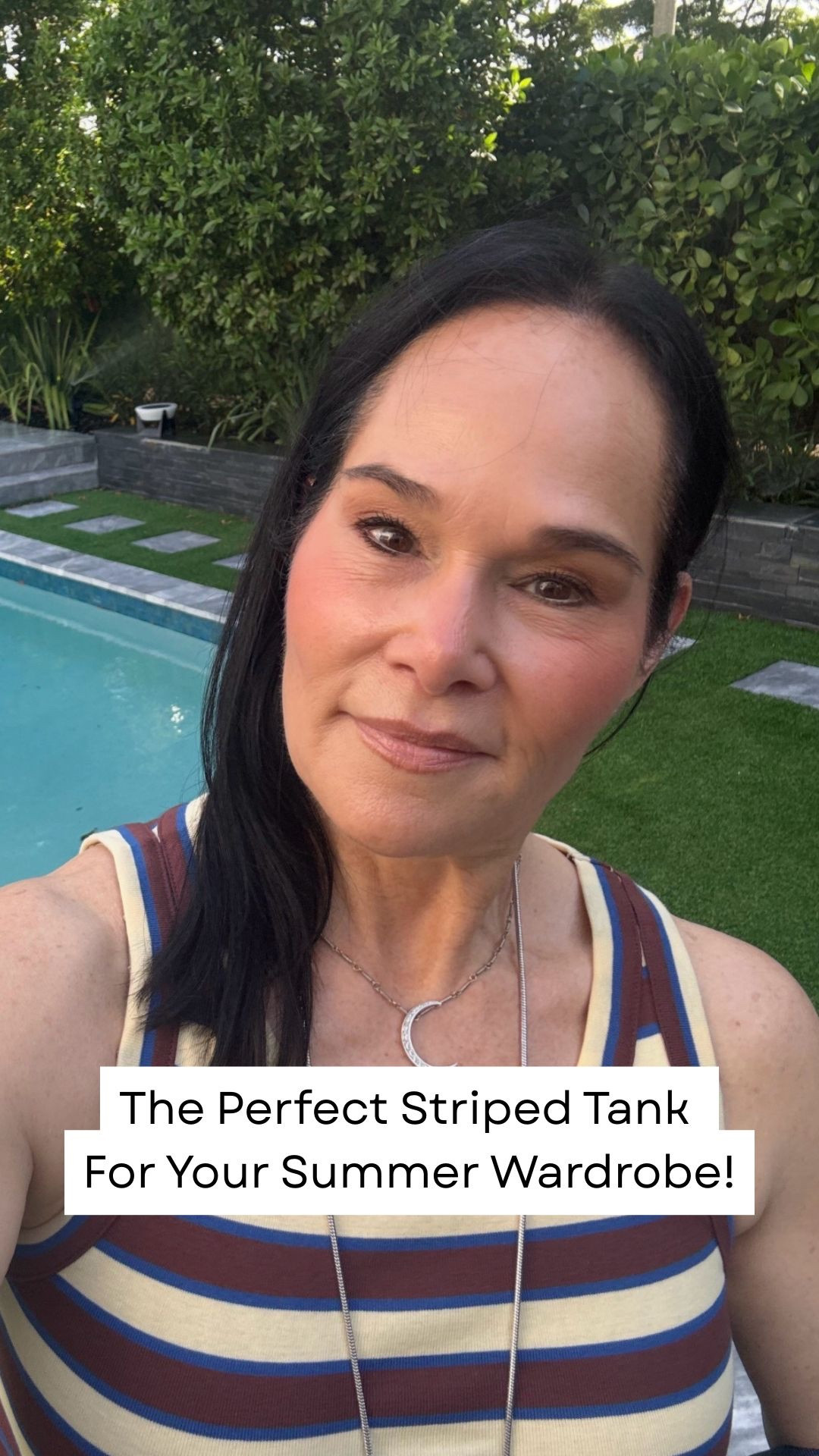 Today’s OOTD is one of those easy summer looks I know I’ll wear on repeat. ☀️

I’ve been loving stripes this season, and this blue-and-butter-yellow striped tank is such a fun combination for summer. Paired with brown linen J.Crew pants, it creates a look that feels relaxed but still polished.

What’s your favorite summer color combination right now?

#LTKootd #LTKdayinmylife #LTKstorytime