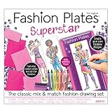 Fashion Plates Superstar -- Mix-and-Match Drawing Set -- Make 100s of Fabulous Fashion Designs --... | Amazon (US)