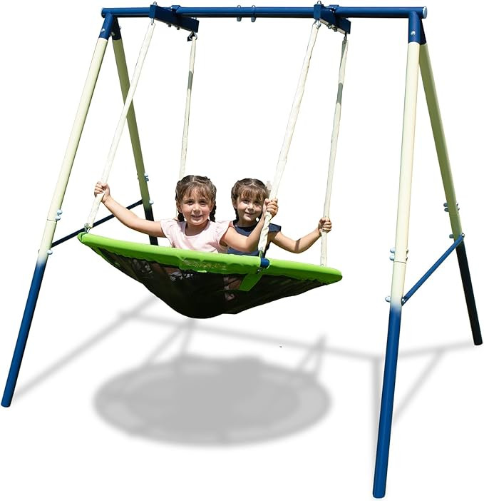 Sportspower Deluxe Kids Outdoor Flying Saucer Swing | Amazon (US)