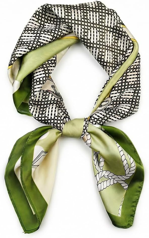 corciova Women’s Square Scarf 27.5 in (70 x 70 cm), Satin-Feel Polyester, Lightweight Fashion S... | Amazon (US)