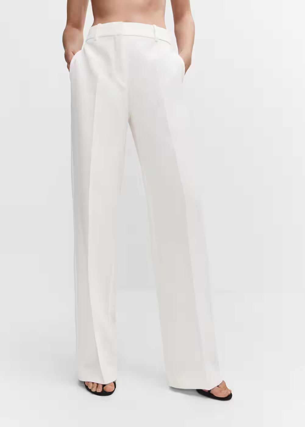 Wide leg suit pants | MANGO (US)