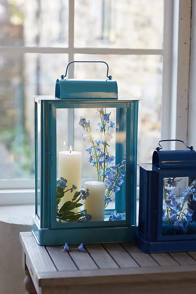 Colorful Iron Lantern | Anthropologie (US)