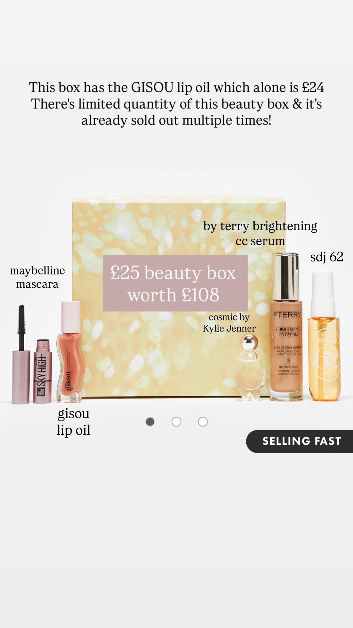 £25 beauty icons box 