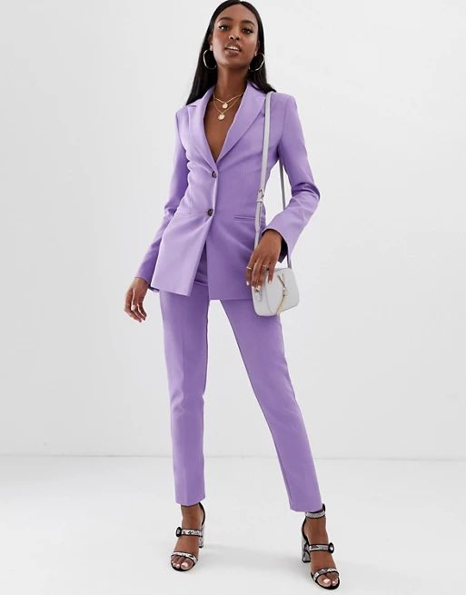 ASOS DESIGN Tall pop waisted suit blazer | ASOS US
