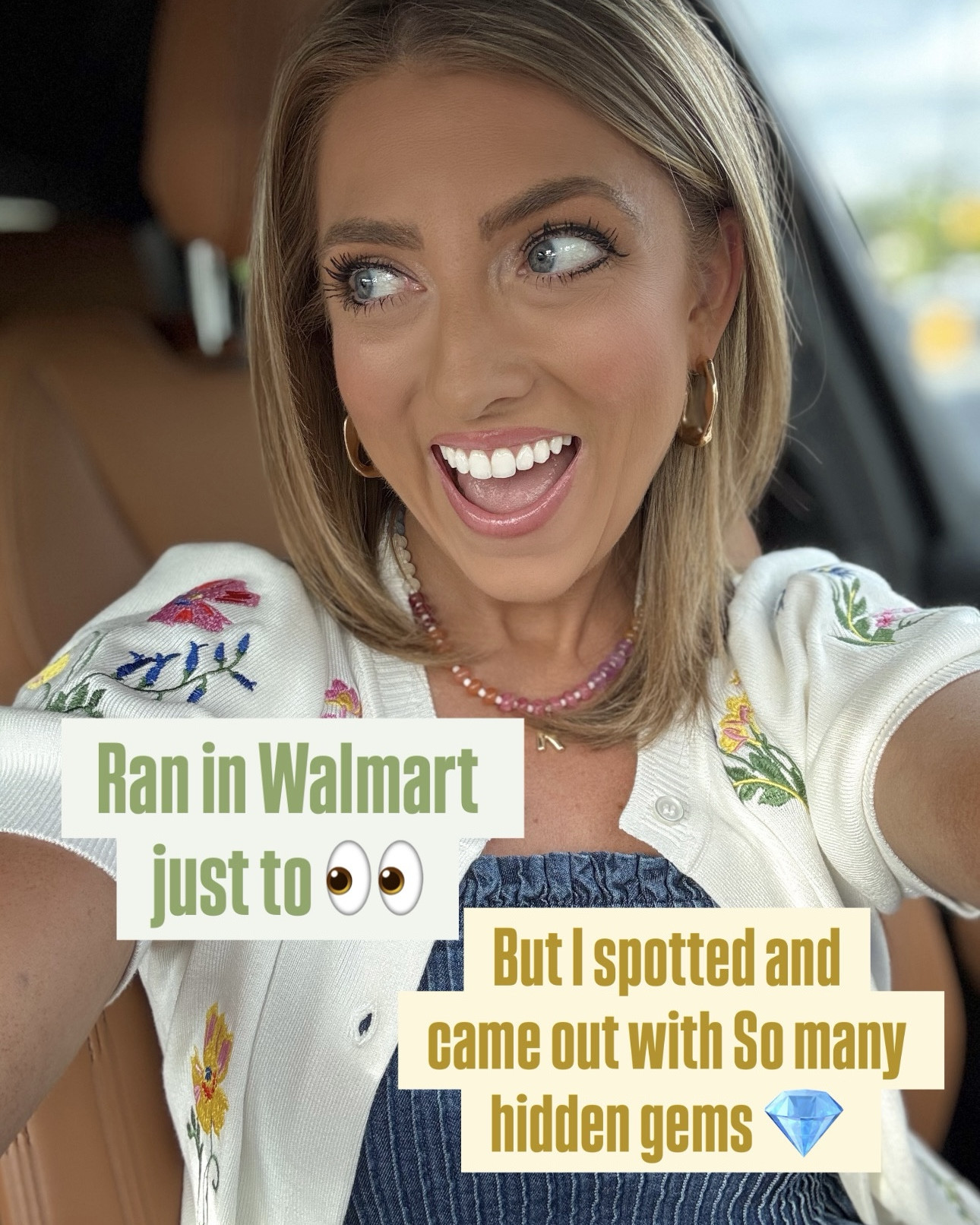 Ran in for ONE thing and walked out with a cart full of the cutest finds 😅🛒✨

This might be one of the BEST Walmart new arrivals hauls I’ve seen lately—so many hidden gems that look high-end but are actually budget-friendly 🙌

🤍 The embroidered cardigan I’m wearing = RESTOCKED and SO good
🛍️ The bow detail doormat under $15 (!!)
👡 Beaded sandals under $25 (and yes…I grabbed multiple pairs 😂)
🧢 Matching hat + tote moment = obsessed
🧶 Free Assembly sweaters + knits giving major J.Crew vibes for under $30
🥤 New scallop tumblers in the prettiest colors
👧🏼 Adorable girls + toddler pieces (the crochet sets 😍)

Everything is perfect for summer outfits, everyday mom style, vacation looks, and easy throw-on pieces that still feel put together ☀️

If you’ve been looking for:
✨ affordable summer outfits
✨ Walmart fashion finds under $30
✨ cute sandals + accessories
✨ home finds that elevate your space

…this haul is IT 👏 These will go FAST, especially the restocks!!

#WalmartFashion #WalmartFinds #WalmartHaul #WalmartNewArrivals #AffordableFashion #SummerStyle #MomStyle #EverydayOutfits #StyleOnABudget #OOTDInspo #CasualStyle #FashionFinds #BudgetFriendly #TargetStyleVibes #FreeAssembly

#LTKHome #LTKPetite #LTKootd