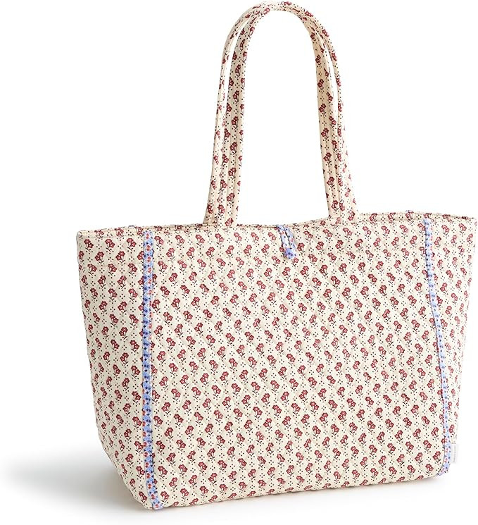Premium Cotton Hathaway Tote Bag | Amazon (US)