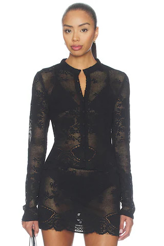 With Jean Belinda Top in Black. - size S | Revolve Clothing (Global)