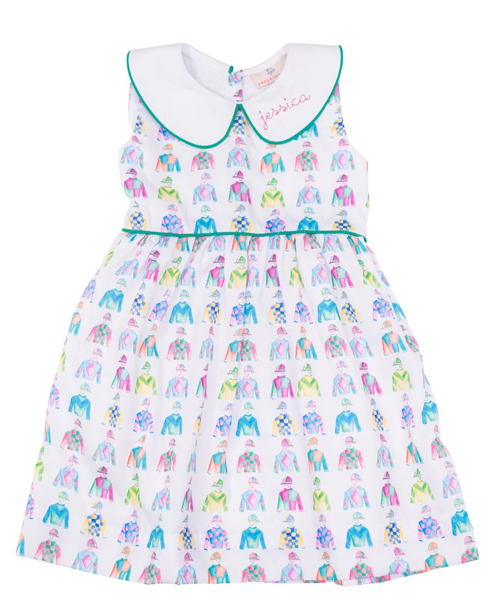 Jockey Silks Triple Crown Dress | Smockingbird Kids