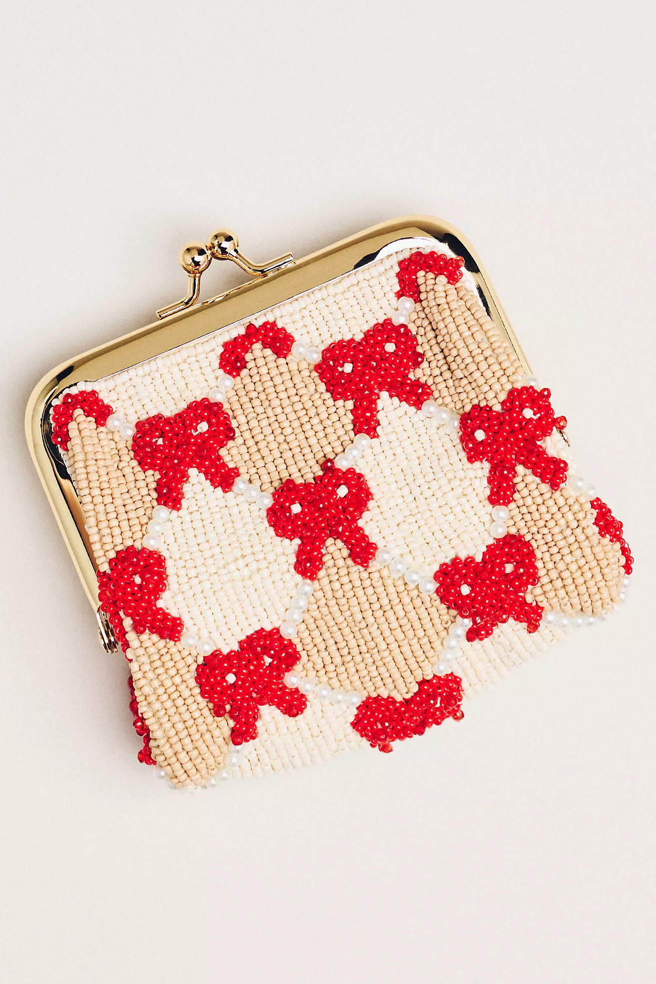 Beaded Kiss-Lock Coin Purse | Anthropologie (US)