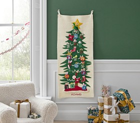 Rifle Paper Co. Felt Christmas Tree Advent Calendar | Pottery Barn Kids