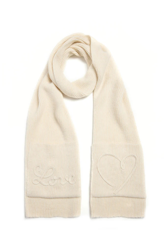 The Ivory Embroidered Love Ivory / OS | Jocelyn