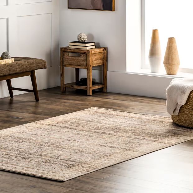 Beige Verona Faded Persian Area Rug | Rugs USA