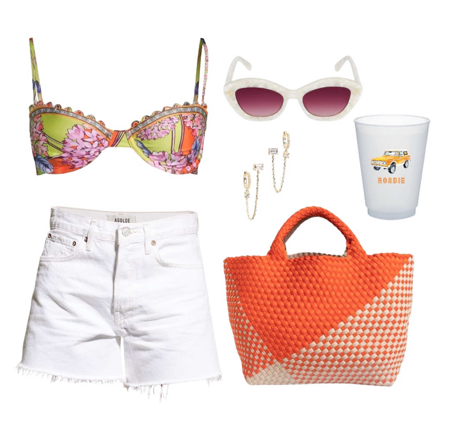 beach vacation ootd 🤭






lake day, cover up, floral bikini, resort wear, beach outfit, summer, pool day, beach day, bachelorette weekend, colorful beach look, cat eye sunglasses, st. barths medium tote Ravello, alix earle, Pave Huggie Chain X Stud earrings, AGOLDE Parker Long Frayed hugh waisted shorts,  Pacifico Donna Fera Floral bikini top, summer roadie stadium cups

#LTKtravel #LTKstyletip #LTKswim