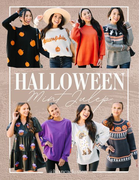 Halloween Styles from the Mint Julep Boutique 🖤🎃

Halloween, pumpkin, sweater, graphic, sequin, dress, trick-or-treat, skeleton, ghost, orange, black, purple

#LTKmidsize #LTKSeasonal #LTKHalloween