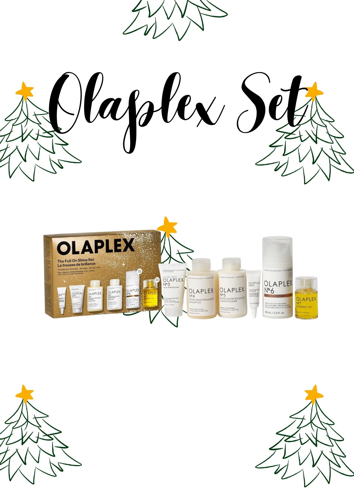 This Olaplex No 7 set creates high shine and heat protectant.  It’s only $68 which is amazing price for Olaplex products!   I found it on Amazon ❤️

#LTKFindsUnder100 #LTKHoliday #LTKBeauty