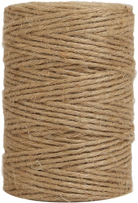 Tenn Well Natural Jute Twine, 300Feet 2.32mm 6Ply Craft Jute Rope Heavy Duty Packing String for G... | Amazon (US)