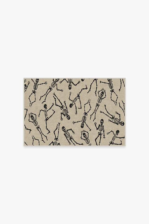 Bone Dance White Rug | Ruggable
