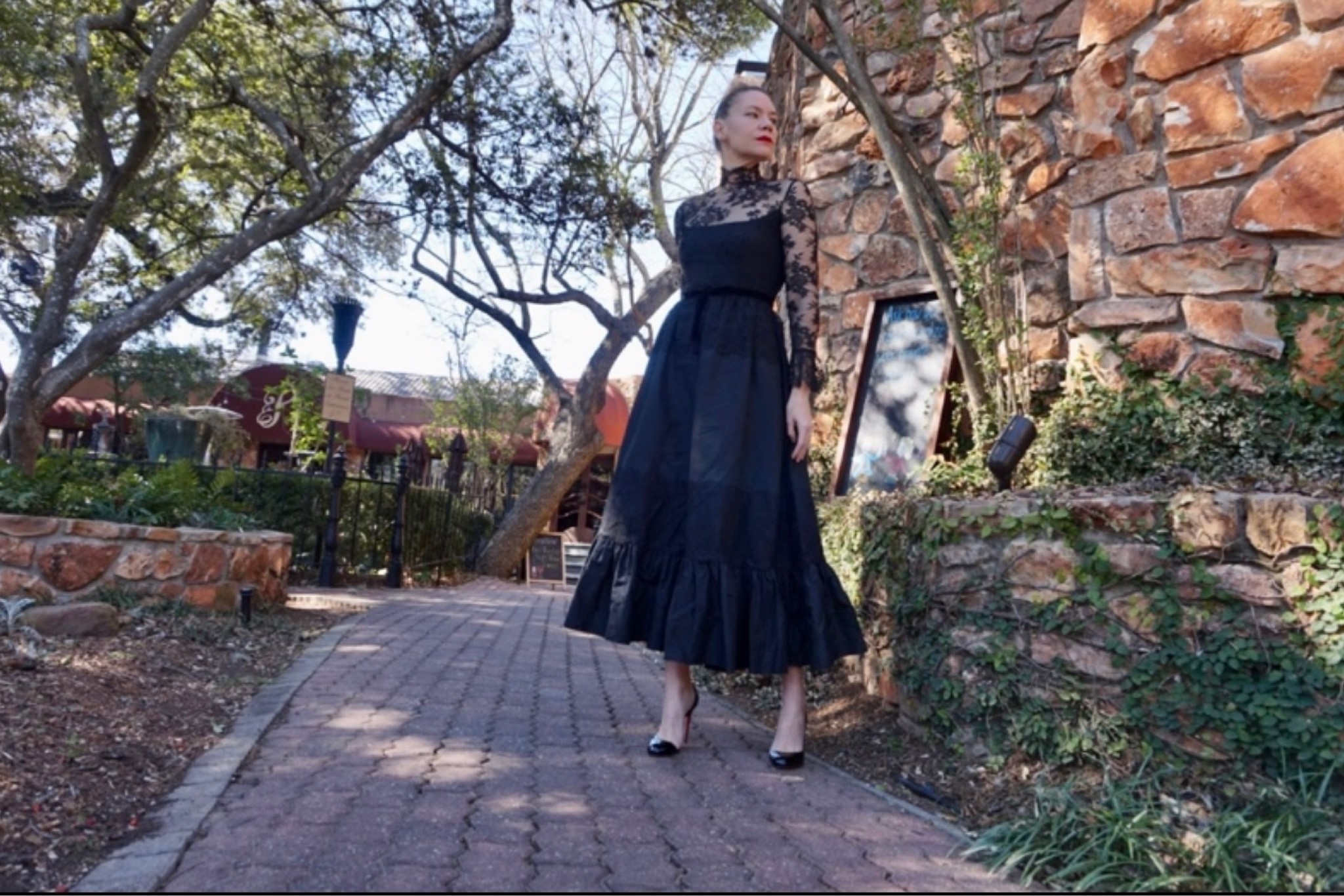 A must for the holiday season? A go-to lace dress. Yet. Simply add a witches’ hat and you have a chic costume- it’s a dress that works as a double investment! #investmentpiece 

#LTKstyletip #LTKHalloween #LTKHoliday