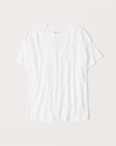 Women's Oversized Boyfriend Tee | Women's Up to 40% Off Select Styles | Abercrombie.com | Abercrombie & Fitch (US)