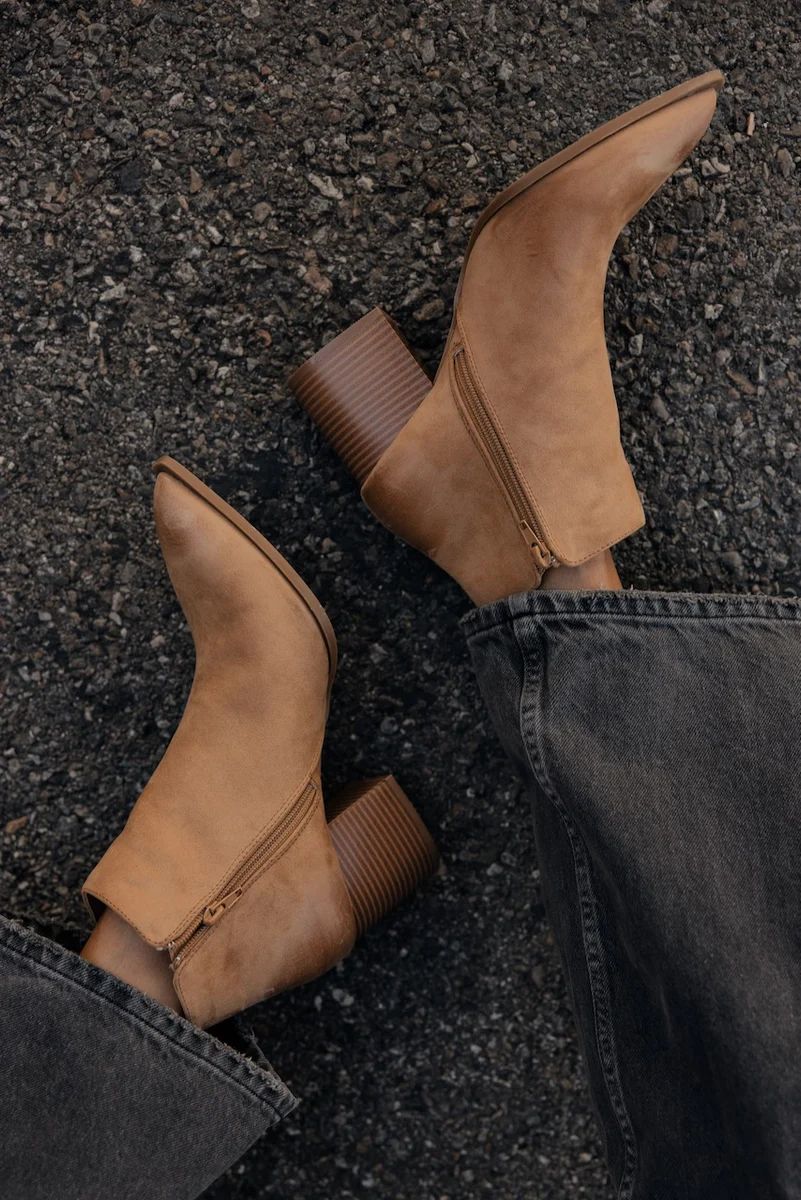 Desmond Pointed Toe Booties | Roolee