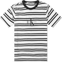 Calvin Klein Striped Centre Logo Tee | End Clothing (US & RoW)