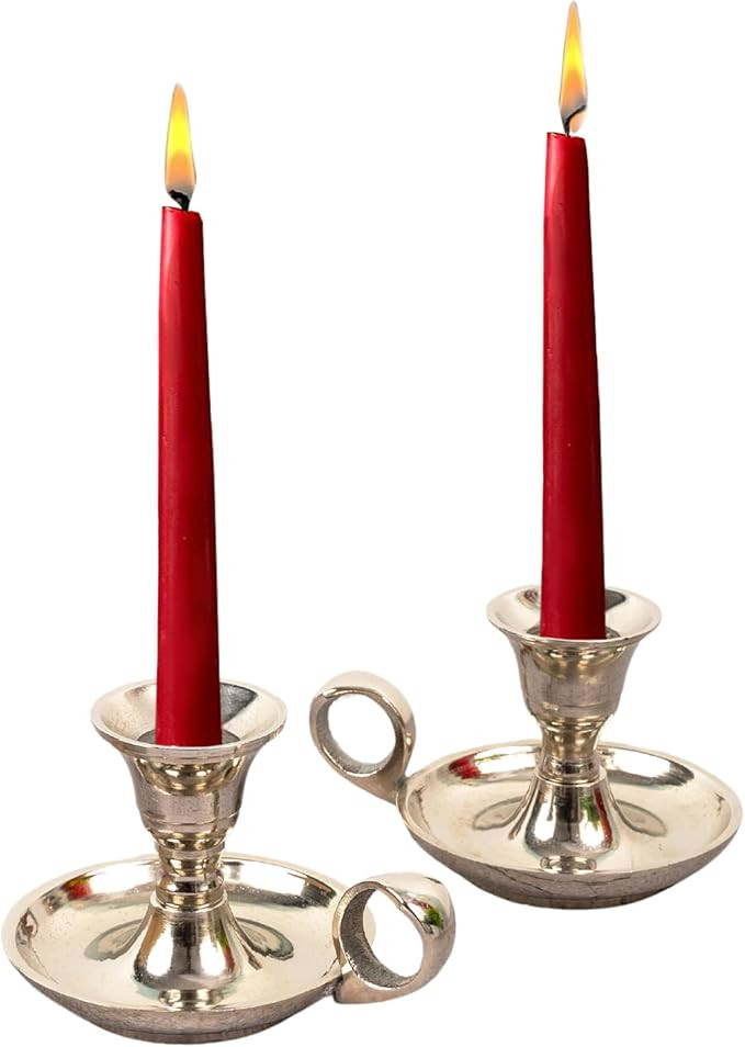 Rely+ Candle Holders with Handle for Taper Candlestick Set of 2 Modern Decor for Home Table Cente... | Amazon (US)