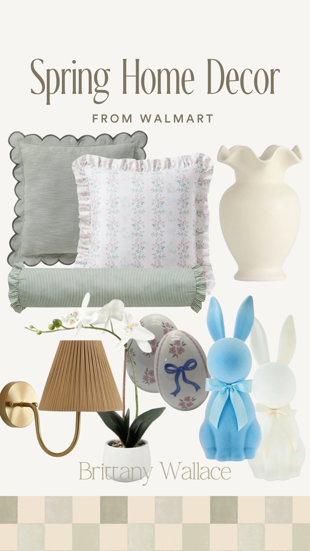 Spring and Easter home decor from Walmart! 🩵 
home decor, pillows, spring decor, Easter, trending, lamps, vase, bunny, orchid 

#LTKSeasonal #LTKHome