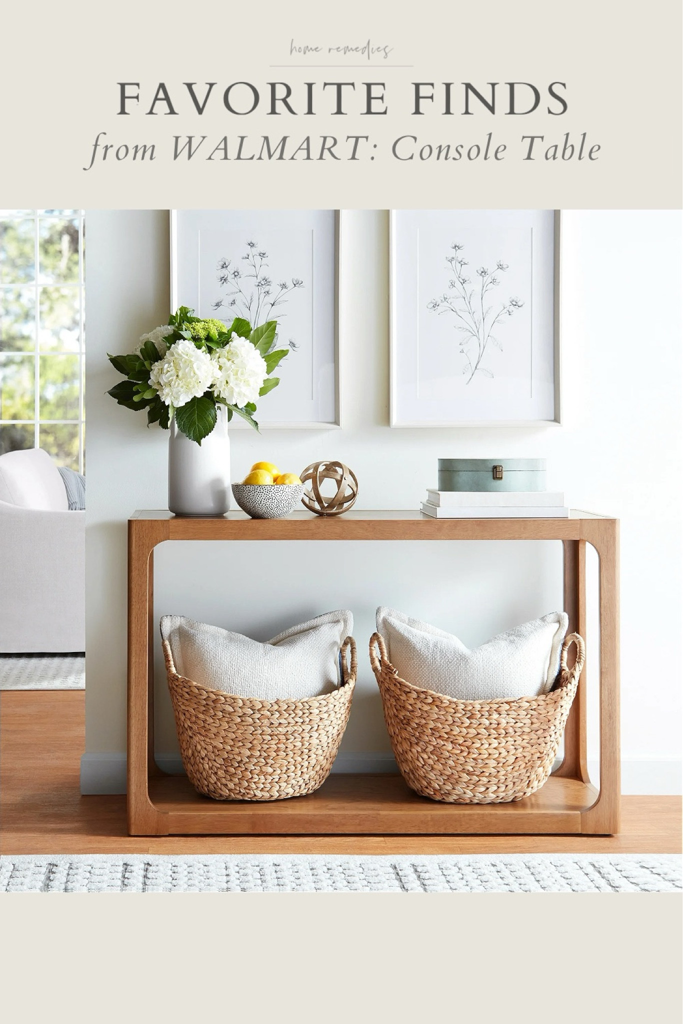 Found on Walmart - the prettiest, budget friendly console table! This will go fast; grab it while you can!

#LTKHome #LTKStyleTip #LTKSeasonal