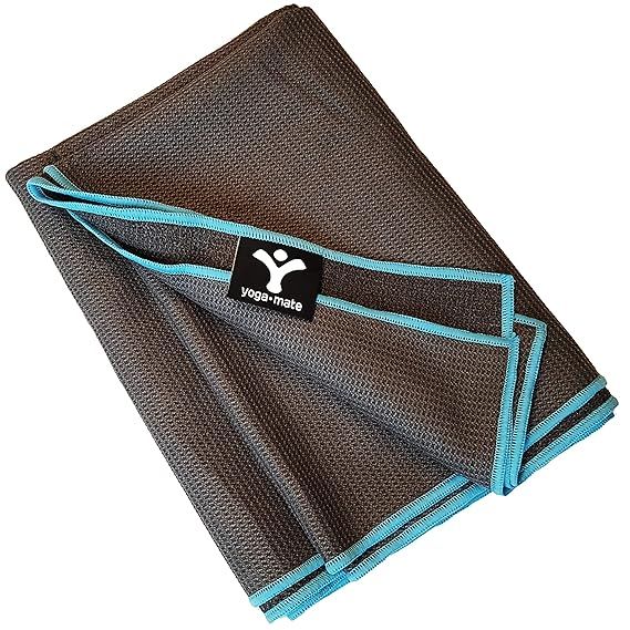 Yoga Mate Sticky Grip Yoga Towel The Best Non-Slip Towel for Hot Yoga - Anti-Slipping, Sweat Abso... | Amazon (US)