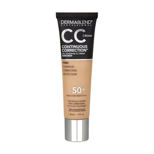 Dermablend Continuous Correction Tone-Evening CC Cream SPF 50+, 40N, 1 fl. oz. (Pack of 1) | Amazon (US)