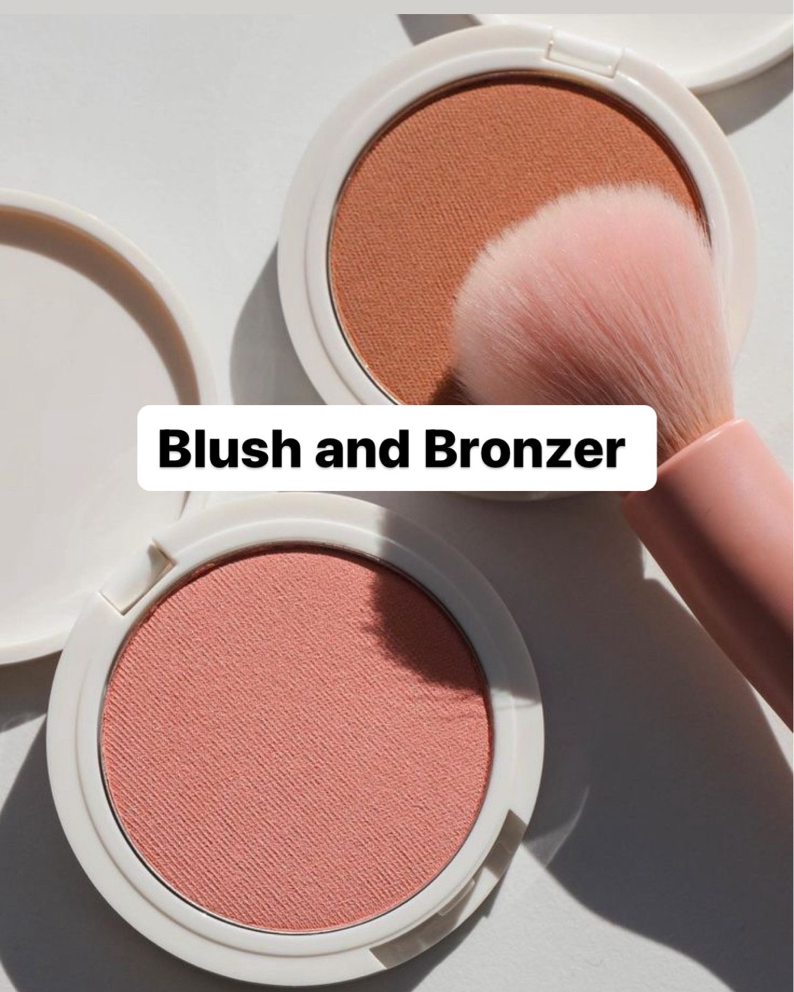 Rubores, bronzer y contornos en crema y polvo 