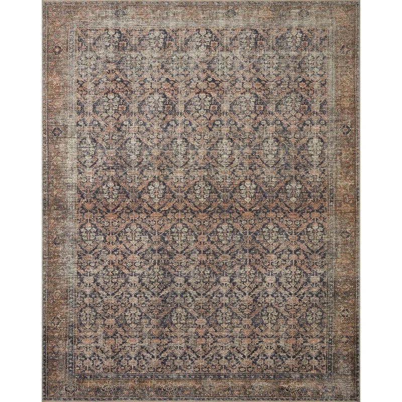 Billie Oriental Area Rug in Ink / Salmon | Wayfair North America