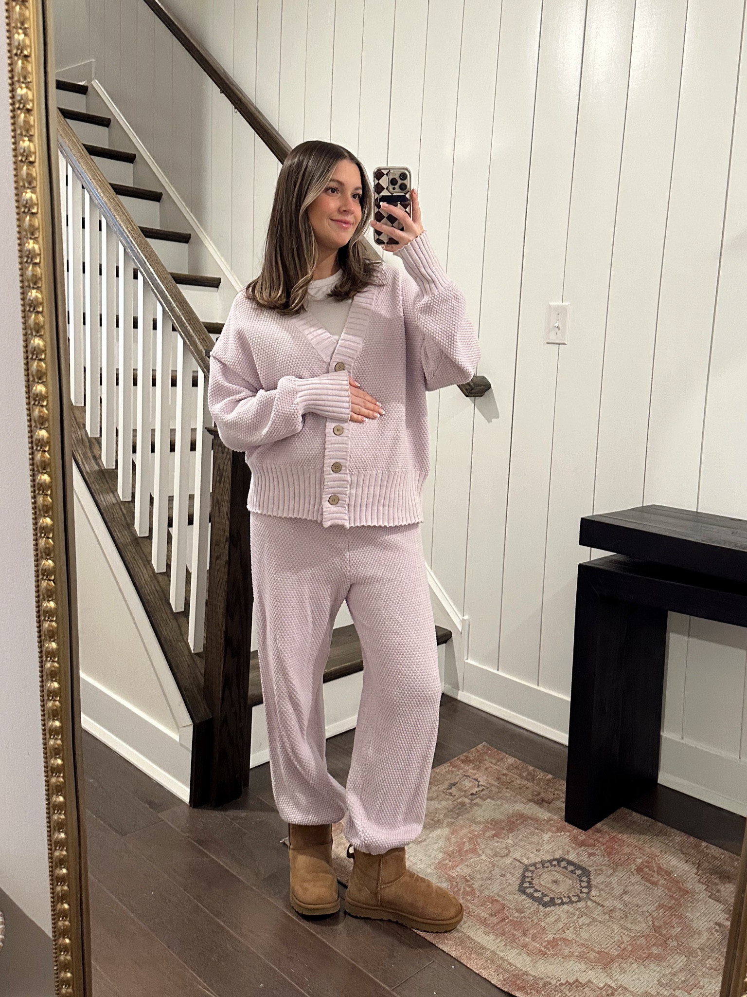 Wearing a small in this set! Pregnancy and PP friendly! 