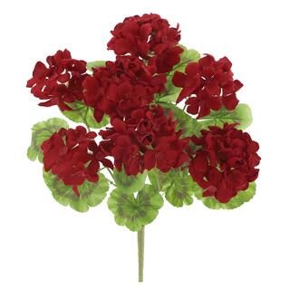 Dark Red Geranium Bush by Ashland® | Michaels | Michaels Stores