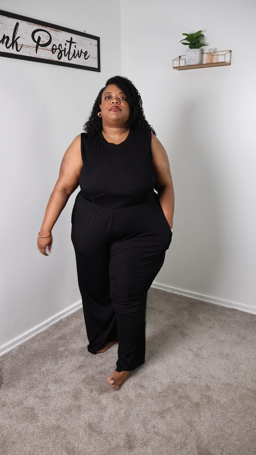 Just a realistic work outfit for a busy day as an activity director. I like to keep it simple, comfortable, and still feel put together. This is the kind of look that gets me through a full day of running around with ease.

Jumpsuit cider, size 4xl
Shoes VIVAIA: 9  1/2 true to size 

#LTKFindsUnder100 #LTKPlusSize #LTKStyleTip