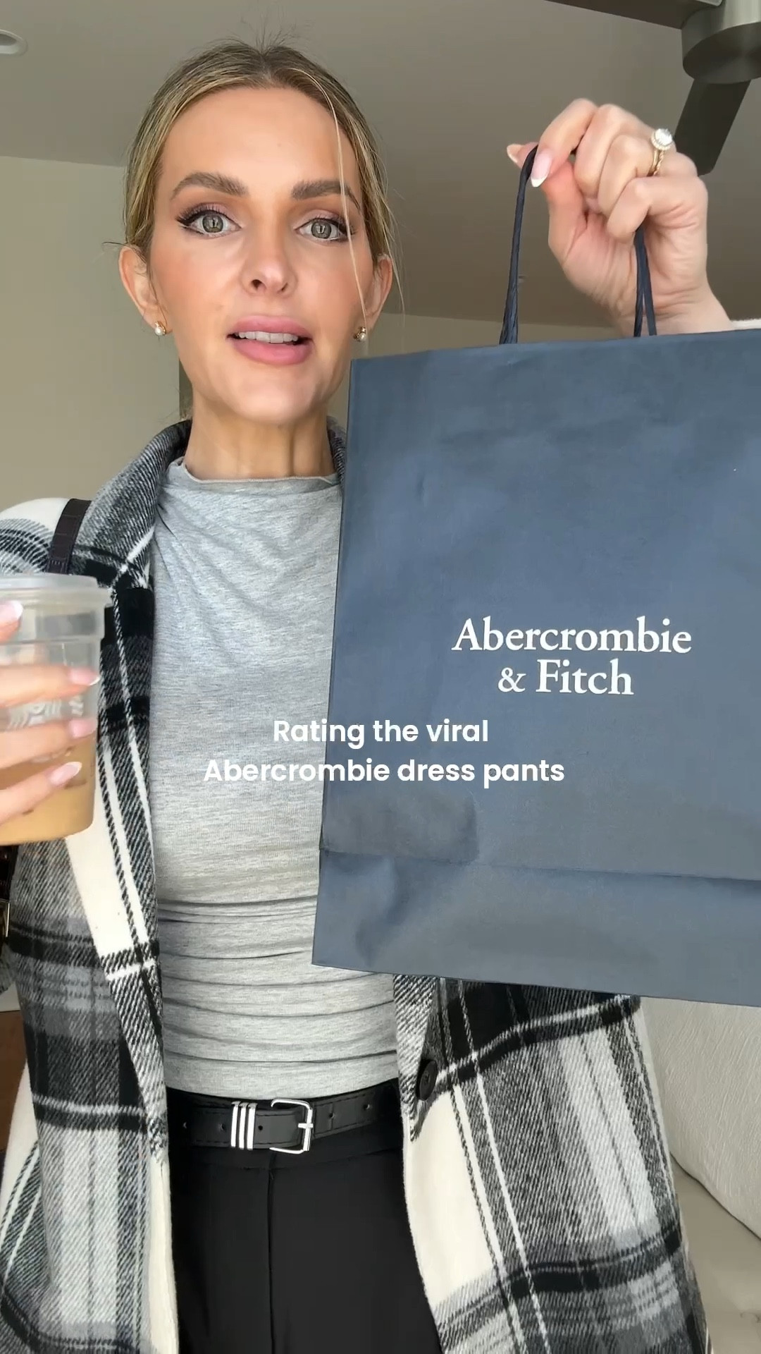 Rating the viral Abercrombie dress pants! I tried them in the curve Love regular length option in 27” 

They fit and feel so good! 

If you need a pair of plain black dress pants for work, these are super flattering and still stretchy so they’re comfy. 

#LTKSeasonal #LTKWorkwear #LTKOver40