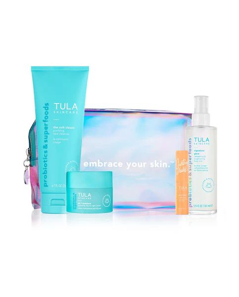radiance recharge 5-piece kit
        brightening & hydrating skin essentials
    
      
       ... | Tula Skincare