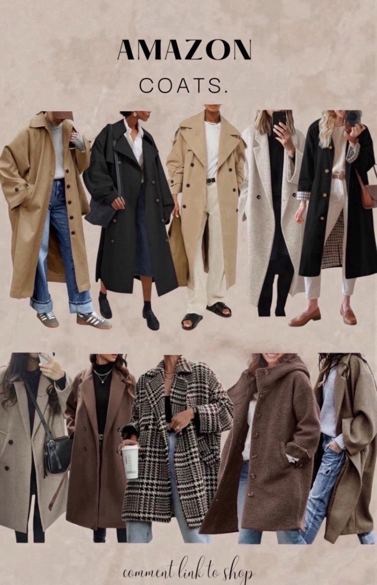 i've done the work for you and put together all the trending styles for fall / winter 2025/26

not to call personal favorites but the plaid lining in the trench coat is too beautiful 🍂🤤 

oversized, cozy, warm.. here you go.  enjoy shopping !

#outerwear #longcoat #oversizedcoat #coats #amazoncoats